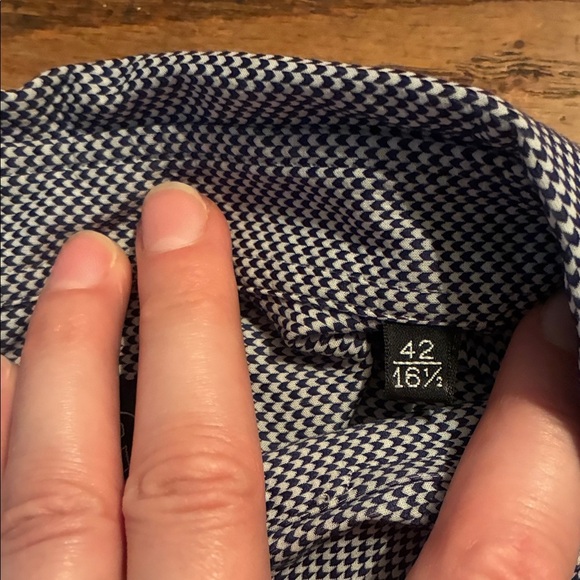 Pal Zileri Light and Dark Blue Dress Shirts - Picture 4 of 17